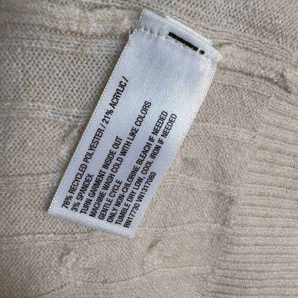 A New Day Women's Cable Cardigan Beige Size M - Picture 4 of 5